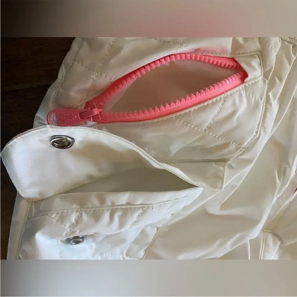 NEW FP Movement All Prepped Ski Suit Snowsuit White and Pink Size L $698 - Picture 6 of 13